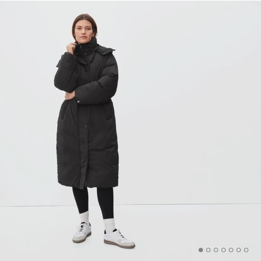 The Duvet Puffer from Everlane. Black size small. I’m original packing!!